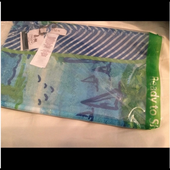 Coach Beach Scene NWT - Picture 1 of 4